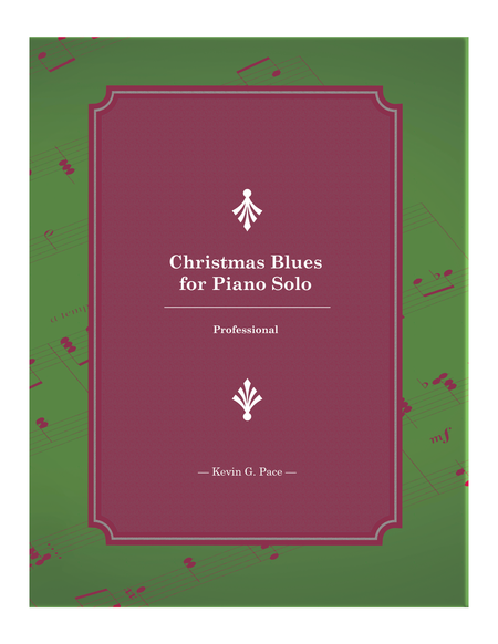 Christmas Blues For Piano Solo Professional Sheet Music