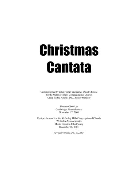 Free Sheet Music Christmas Cantata 2001 For Satb Chorus Oboe English Horn 2 Bassoons Timpani And Organ