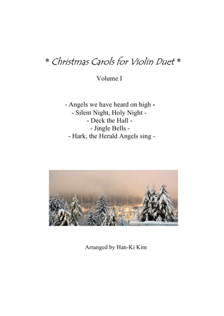 Christmas Carols For 2 Violins Vol I Sheet Music