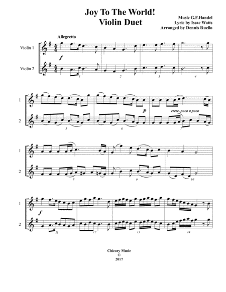 Free Sheet Music Christmas Duet Collection For Violin