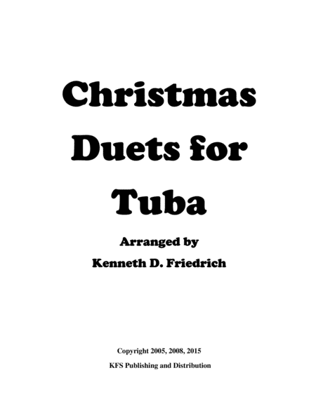 Christmas Duets For Tuba Sheet Music