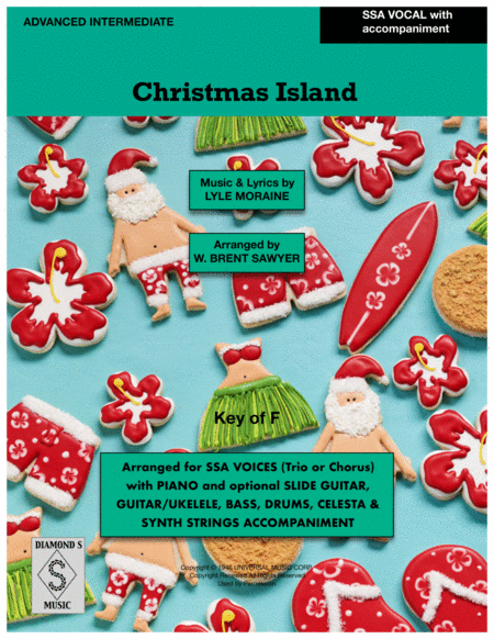 Free Sheet Music Christmas Island For Ssa Voices With Piano And Optional 6 Other Instruments