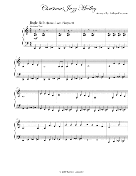 Christmas Jazz Medley Sheet Music