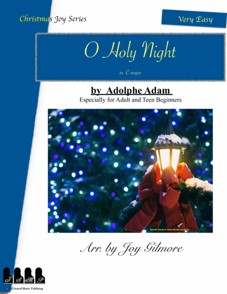 Christmas Joy Series O Holy Night With Notes Name And Finger Number Sheet Music