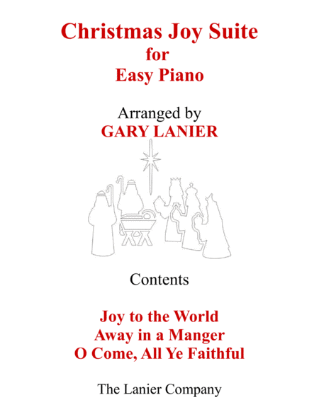 Christmas Joy Suite For Easy Piano 3 Christmas Carol Arrangements Sheet Music