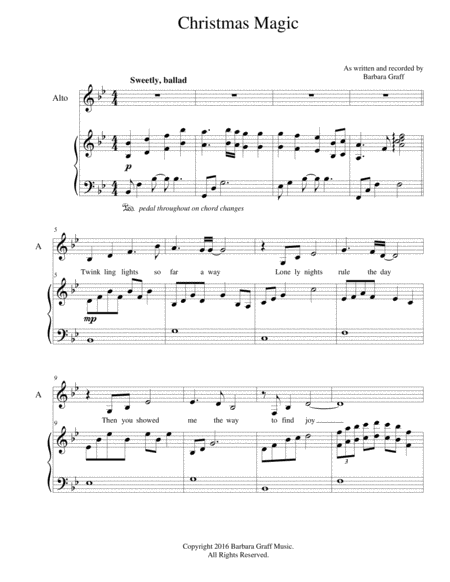 Christmas Magic Sheet Music