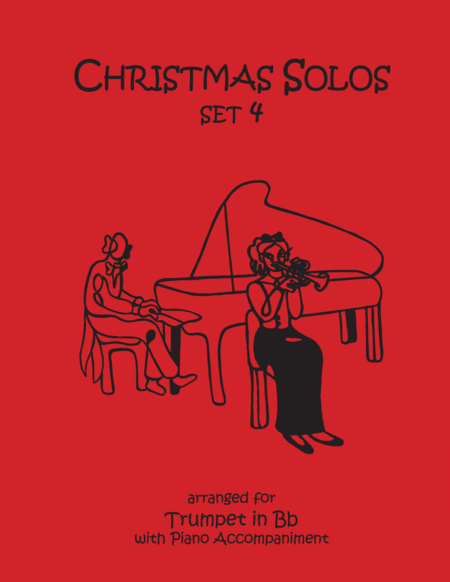 Christmas Solos For Trumpet Piano Set 4 Sheet Music