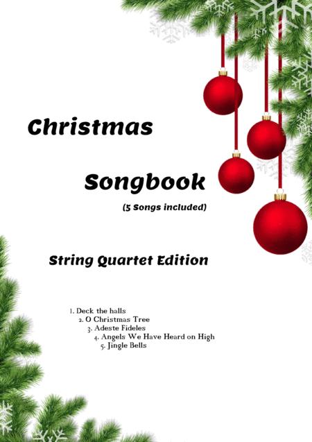 Christmas Song Book 5 Songs String Quartet Edition Sheet Music