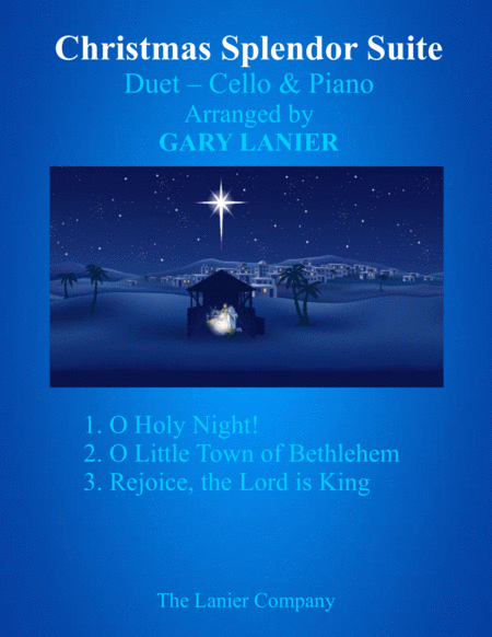 Free Sheet Music Christmas Splendor Suite Cello And Piano With Score Parts