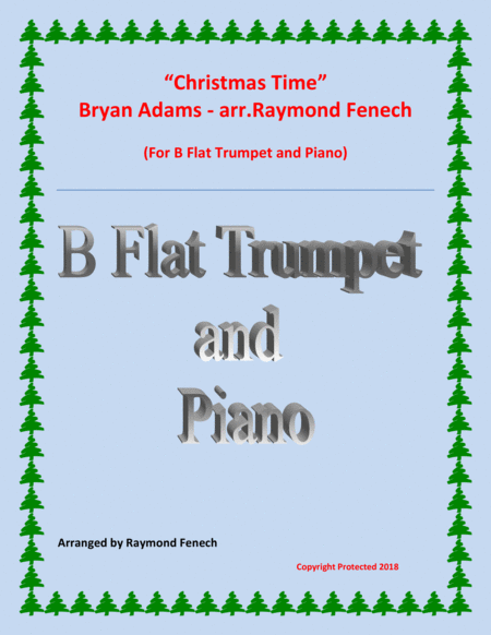 Christmas Time Bryan Adams Chamber Music Brass Trumpet In B Flat And Piano Sheet Music