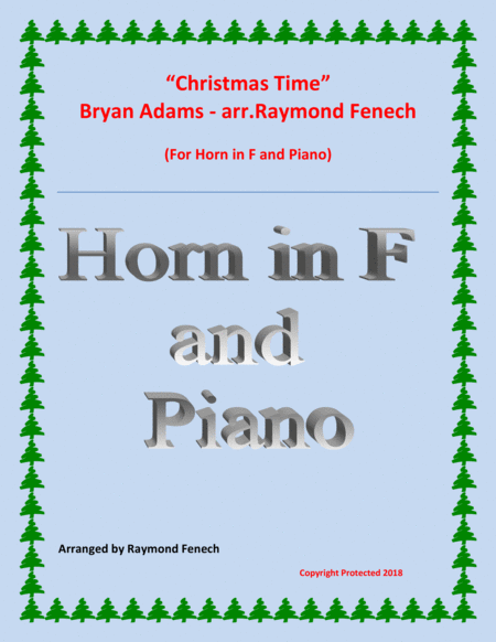 Christmas Time Bryan Adams Horn In F And Piano Sheet Music