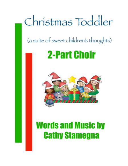 Christmas Toddler 2 Part Choir Piano Acc Optional Chime Tree Sheet Music