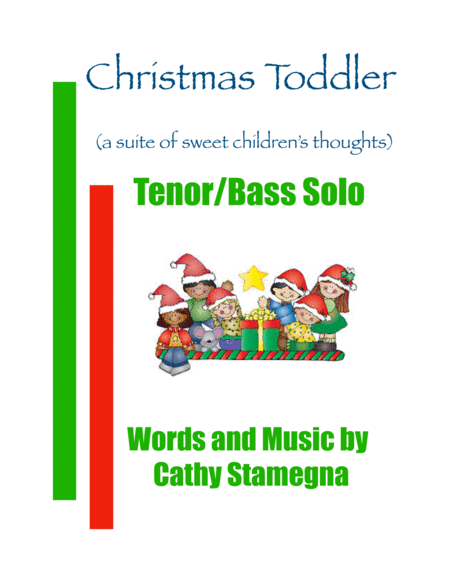 Christmas Toddler Tenor Bass Solo Piano Acc Optional Chime Tree Sheet Music