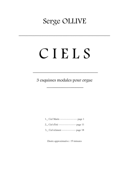 Free Sheet Music Ciels Op 39