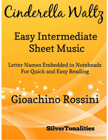 Cinderella Waltz Easy Intermediate Piano Sheet Music Sheet Music