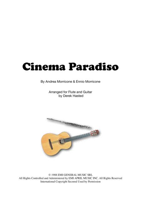 Cinema Paradiso Flute Guitar Duet Sheet Music