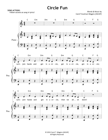 Circle Fun Sheet Music