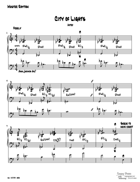 City Of Lights Sheet Music