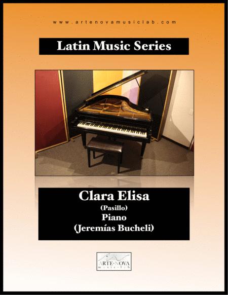 Free Sheet Music Clara Elisa Pasillo For Piano Latin Folk Music