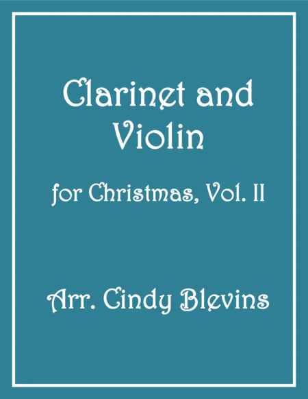 Clarinet And Violin For Christmas Vol Ii Sheet Music