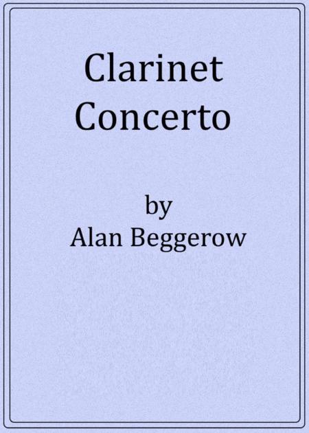 Clarinet Concerto Score Only Sheet Music