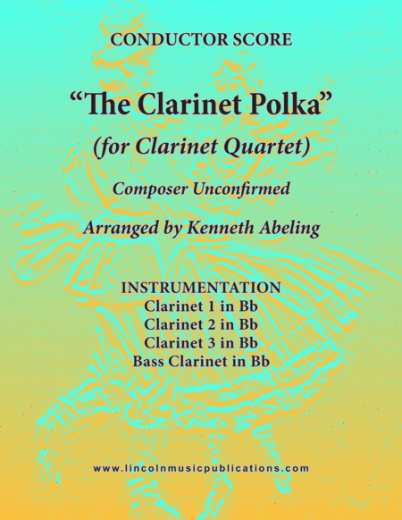 Clarinet Polka For Clarinet Quartet Sheet Music