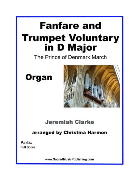 Free Sheet Music Clarke Fanfare And Trumpet Voluntary In D Organ