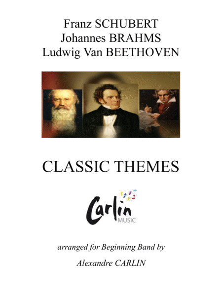 Classic Themes Arranged For Beginning Band Sheet Music