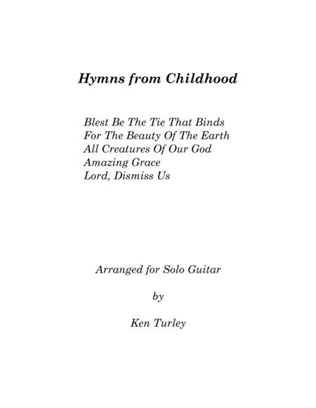 Classical Guitar Hymns From Childhood Sheet Music