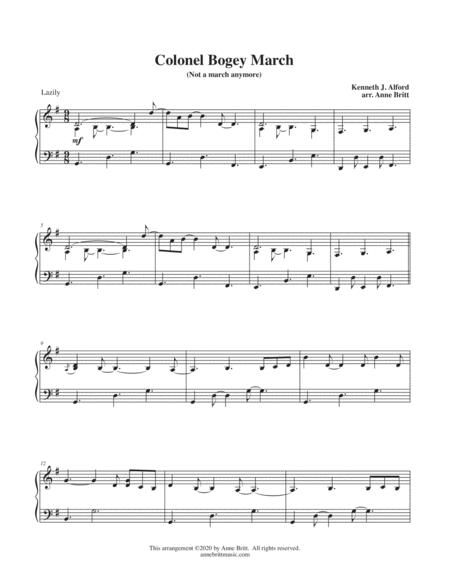 Colonel Bogey March Remix Sheet Music