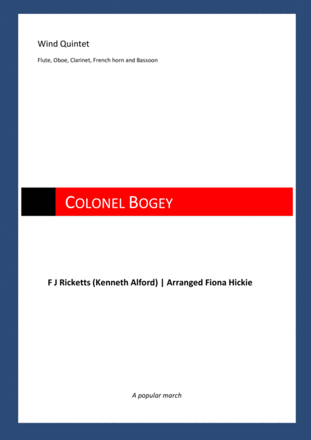 Free Sheet Music Colonel Bogey