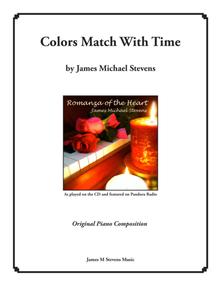 Colors Match With Time Sheet Music