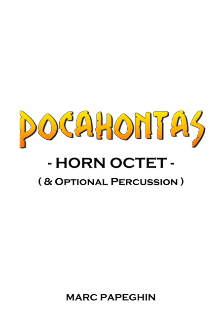 Free Sheet Music Colors Of The Wind From Pocahontas Horn Octet