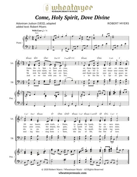 Come Holy Spirit Dove Divine Sheet Music