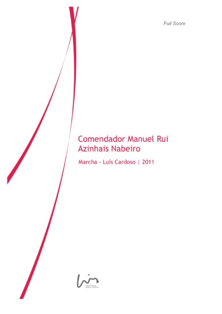 Free Sheet Music Comendador Manuel Rui Azinhais Nabeiro For Marching Band