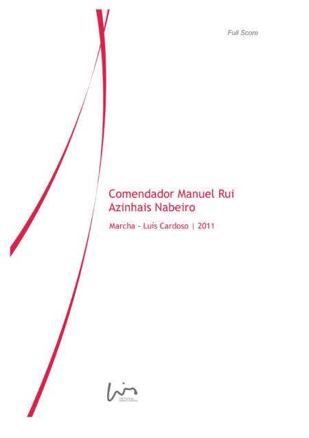 Comendador Manuel Rui Azinhais Nabeiro For Marching Band Sheet Music