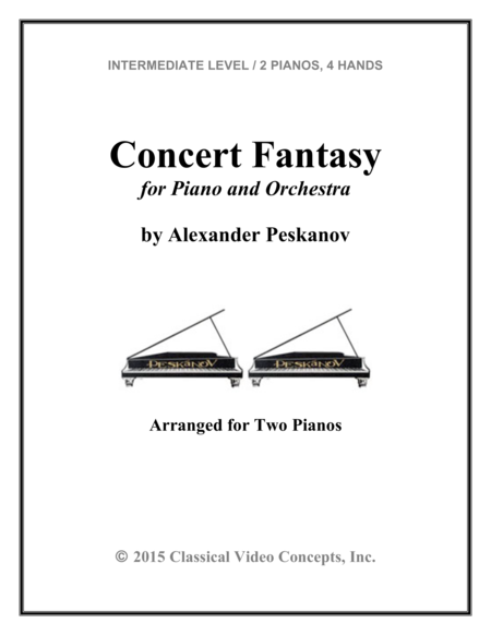Free Sheet Music Concert Fantasy For Piano And Orchestra
