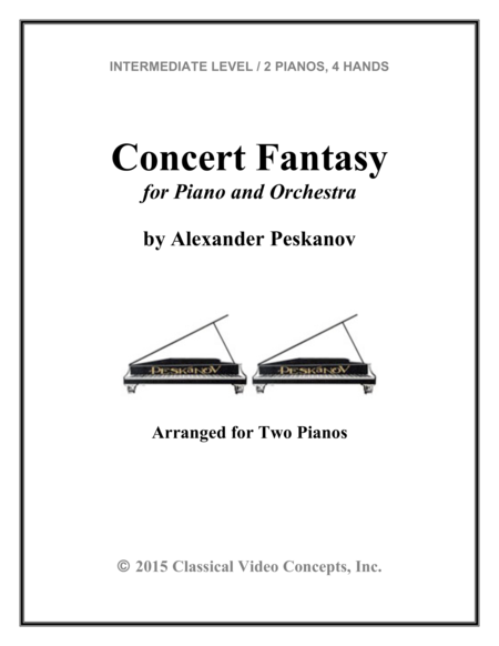 Concert Fantasy For Piano And Orchestra Sheet Music