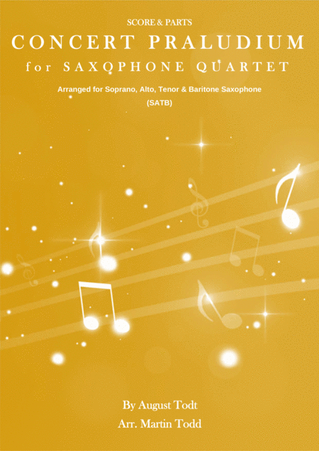 Free Sheet Music Concert Praludium For Saxophone Quartet Satb