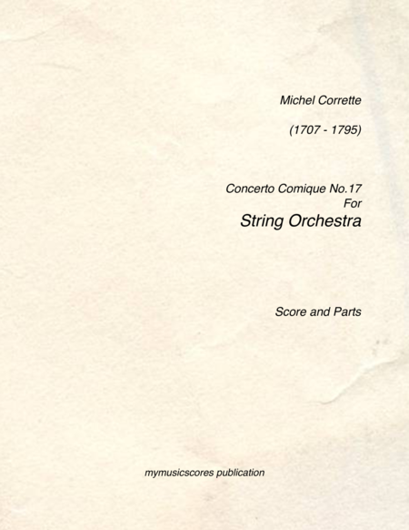 Free Sheet Music Concerto Comique