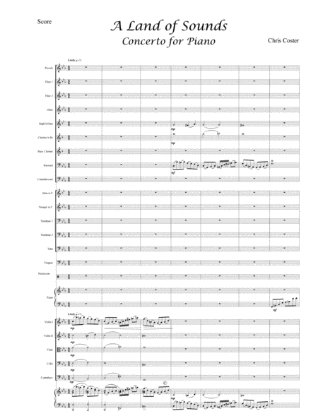 Free Sheet Music Concerto For Piano