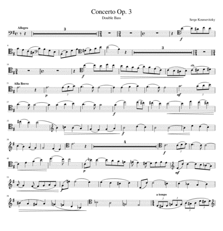 Free Sheet Music Concerto Op 3