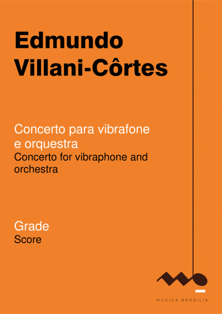 Concerto Para Vibrafone E Orquestra Grade Sheet Music