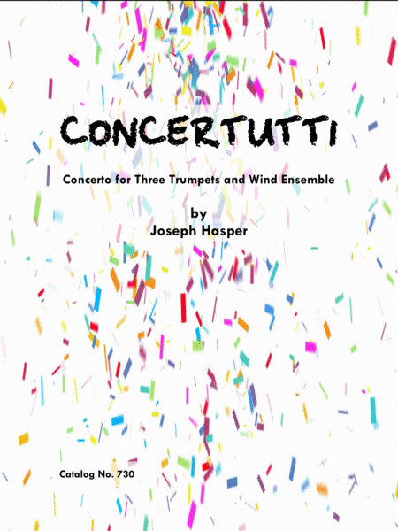 Concertutti Concerto For 3 Trumpets And Concert Band Sheet Music