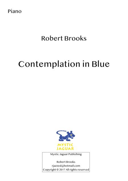 Contemplation In Blue Sheet Music