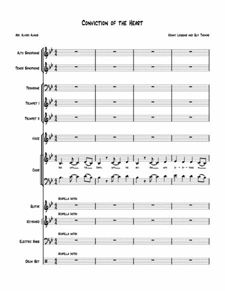 Conviction Of The Heart Sheet Music