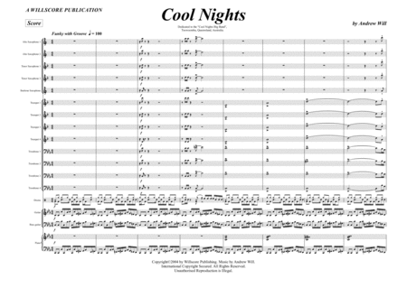 Free Sheet Music Cool Nights