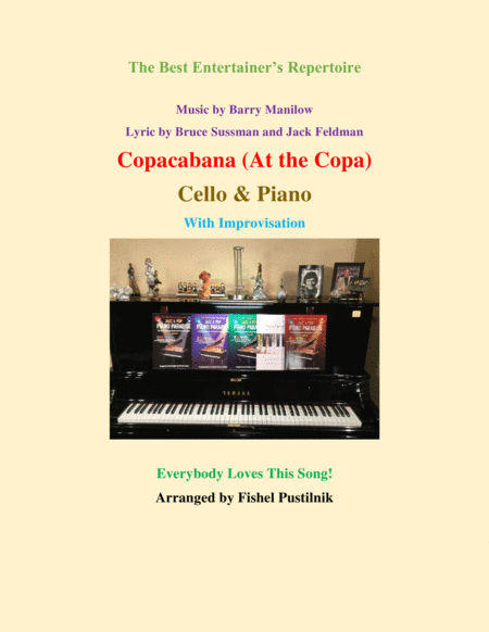 Free Sheet Music Copacabana At The Copa For Cello And Piano With Improvisation