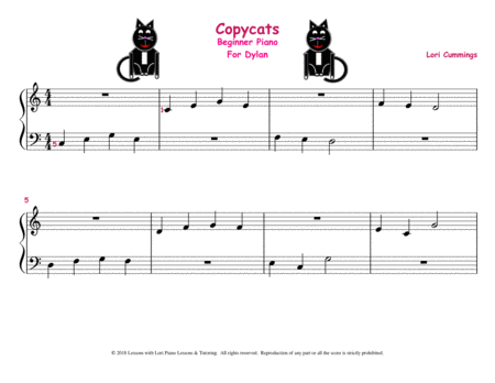 Free Sheet Music Copycats