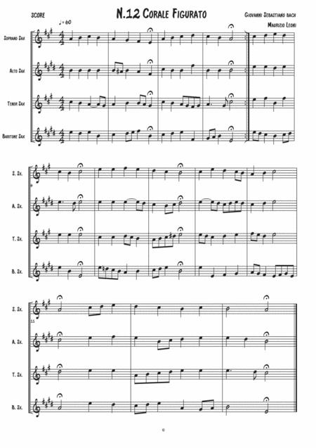 Free Sheet Music Corale Figurato N 12